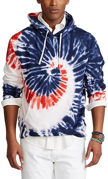 Polo Ralph Lauren Tie-Dye Hooded Fleece Sweatshirt - ShopStyle