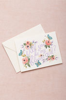 Thumbnail for your product : BHLDN Blooming Flower Girl Card