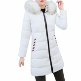 Thumbnail for your product : KaloryWee Ladies Winter Coats 2018 Sale Women Winter Warm Coat Hooded Thick Warm Slim Jacket Long Overcoat Black