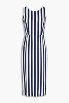 Thumbnail for your product : Dolce & Gabbana Striped crepe dress