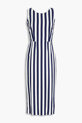 Dolce & Gabbana Striped crepe dress