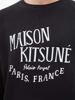 Thumbnail for your product : MAISON KITSUNÉ Palais Royal-print Cotton Sweatshirt - Mens - Black