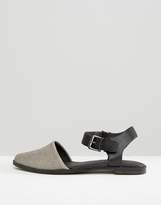 Thumbnail for your product : Vero Moda Buckle 2 Part Flat Shoe