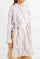 Thumbnail for your product : Elizabeth and James Tawerence Oversized Striped Gauze Shirt - White