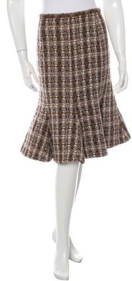 Moschino Knee-Length Tweed Skirt