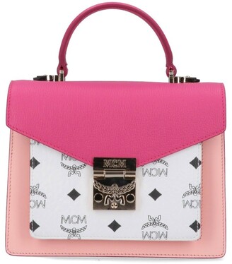 mcm mini top handle crossbody