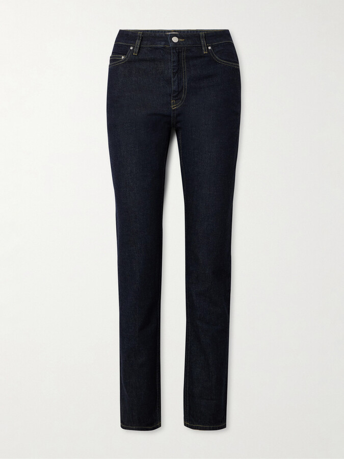 TOTEME - Mid-rise Slim-leg Jeans - Gray