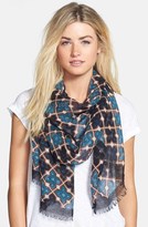 Thumbnail for your product : Tory Burch 'Shield' Linen Blend Scarf