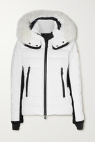 Thumbnail for your product : MONCLER GRENOBLE Lamoura Hooded Faux Fur-trimmed Quilted Down Ski Jacket - White