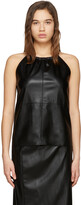 Thumbnail for your product : Áeron SSENSE Exclusive Black Faux-Leather Alicia Tank Top