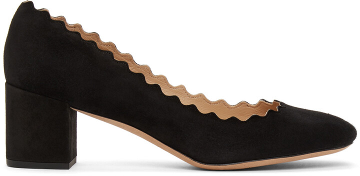 chloe black pumps
