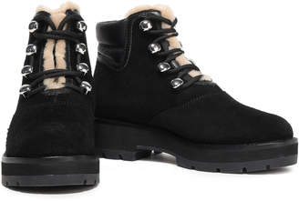 3.1 Phillip Lim Dylan Shearling-lined Suede And Leather Ankle Boots