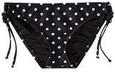 Thumbnail for your product : Mossimo Women's Mix and Match Polka Dot Keyhole Swim Bottom -Black