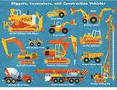 Thumbnail for your product : Oopsy Daisy Fine Art For Kids Diggers, Excavators and Construction Vehicles by Daviz Canvas Art