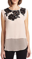 Thumbnail for your product : Rebecca Taylor Floral Lace Top