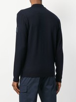 Thumbnail for your product : Fendi High Neck Sweater With Logo Patch