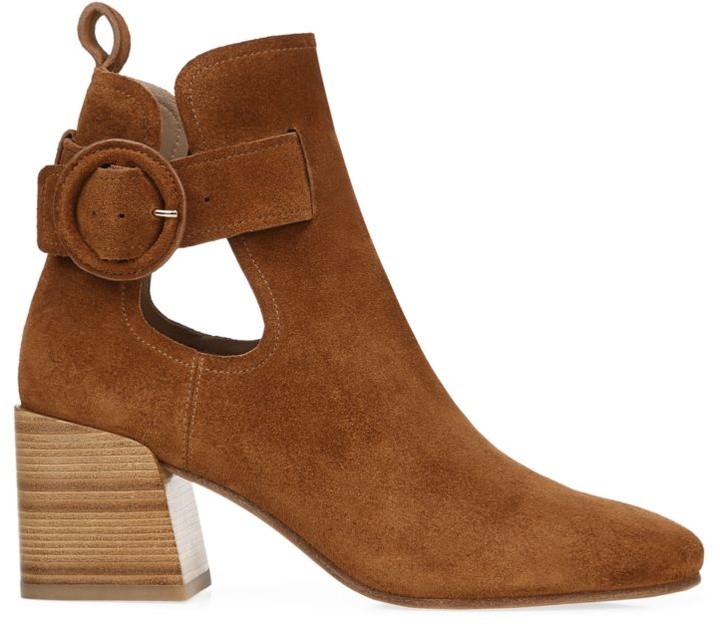 via spiga suede ankle boots