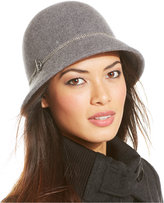 Thumbnail for your product : Calvin Klein Wool Felt Cloche with Toggle Chain