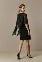 Thumbnail for your product : Wallis PETITE Black Sparkle Overlay Dress