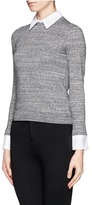 Thumbnail for your product : Nobrand Detachable poplin collar sweater