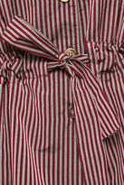 Thumbnail for your product : ELSE Dixie Striped Cotton-blend Pajama Top
