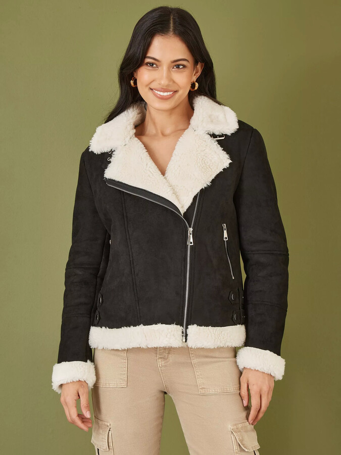 John Lewis ANYDAY Plain Faux Shearling Gilet ShopStyle