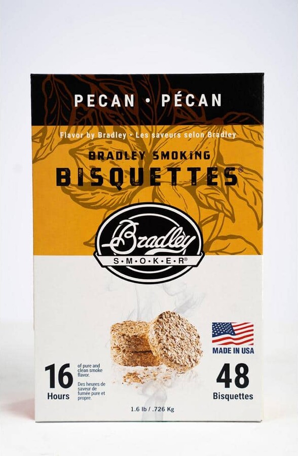 Bradley Smoker Pecan Flavor Bisquettes (48-Pack)