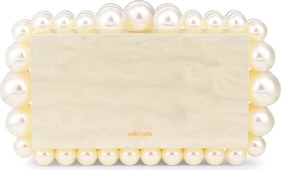 Cult Gaia Women's Eos Bauble Acrylic Box Clutch - Ivory