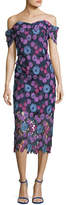 Thumbnail for your product : Shoshanna Gracia Multicolor Floral Lace Gown