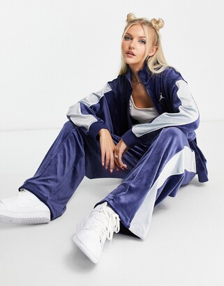 jordan flight blue tracksuit