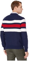 Thumbnail for your product : Polo Ralph Lauren Textured Stripe Crew Sweater (Newport Navy Red/White) Men's Sweater