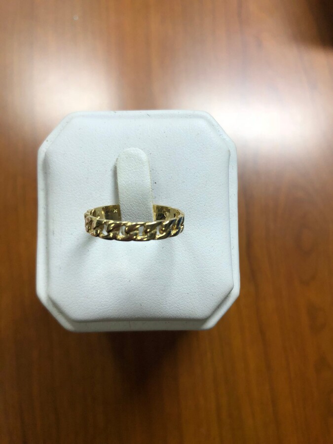 Etsy Knot Wedding Band 14K Yellow Gold/Twisted White Gold Eternity Infinity Stacking Ring