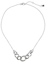 Thumbnail for your product : Judith Jack Silver Glitter Links Frontal Necklace