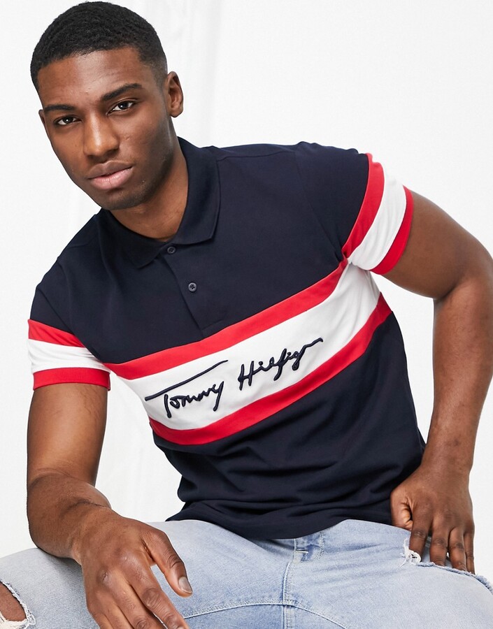Tommy Hilfiger Slim Fit Polo | Shop the world's largest collection of  fashion | ShopStyle