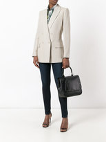 Thumbnail for your product : Max Mara double breasted blazer - women - Cotton/Linen/Flax - 40