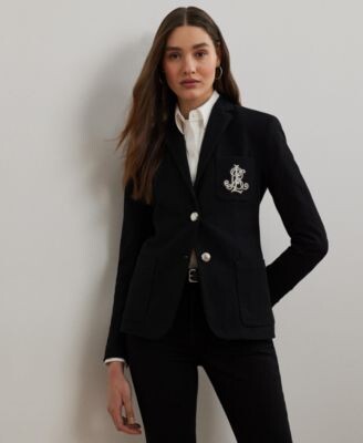 Lauren Ralph Lauren Bullion Jacquard Blazer P Xs 3x