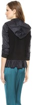 Thumbnail for your product : Clu Ruffled Hoodie