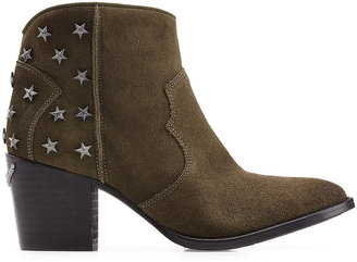 Zadig & Voltaire Embellished Suede Ankle Boots