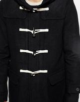 Thumbnail for your product : ASOS Wool Duffle Coat In Navy