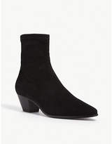 Thumbnail for your product : Maje Fliko stretch suede heeled boots