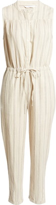 Lucky Brand Hayley Stripe Sleeveless Jumpsuit