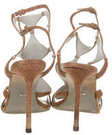 Thumbnail for your product : Sergio Rossi Lizard Sandals