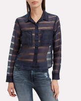 Thumbnail for your product : Rails Cameron Sheer Panel Blouse