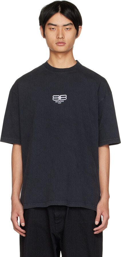 Balenciaga Men's Black T-shirts | ShopStyle