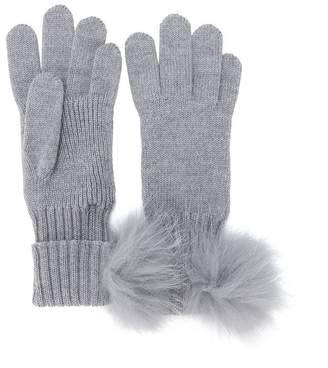 Moncler Kids pompom-embellished gloves