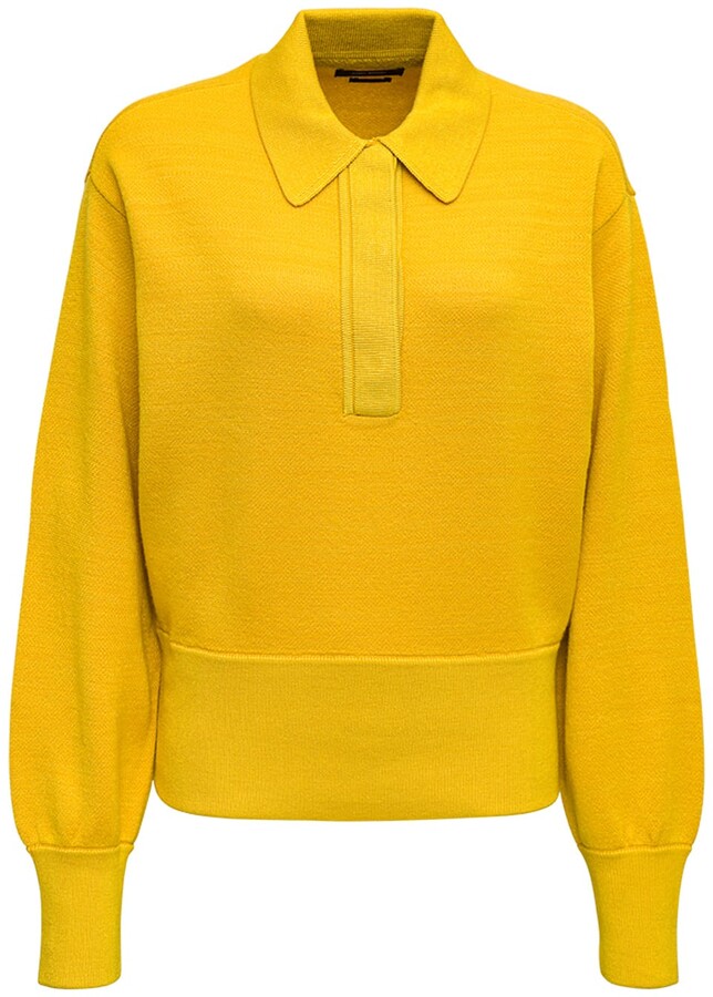 yellow pullover
