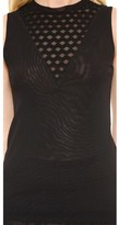 Thumbnail for your product : Jean Paul Gaultier Crochet Detail Tank