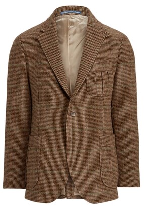 Ralph Lauren Polo Harris Tweed Suit Jacket - ShopStyle Sportcoats