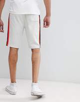 Thumbnail for your product : ASOS Design Tall Skinny Shorts With Contrast Side Stripe Panels