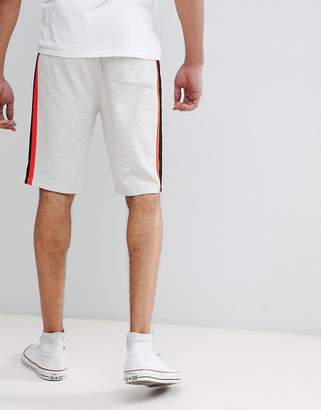 ASOS Design Tall Skinny Shorts With Contrast Side Stripe Panels